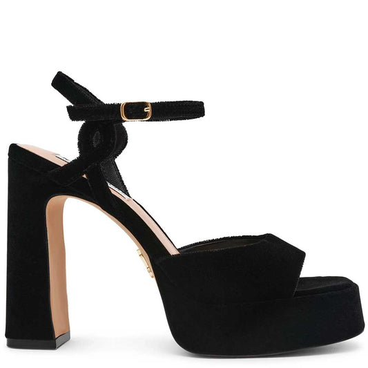 LM - Steve Madden Miliana black velvet