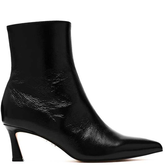 LM - Steve Madden Lulah black crinkle patent