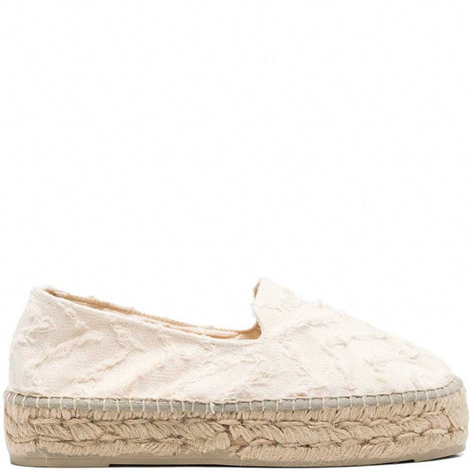 LM - Manebì double sole fringed denim white