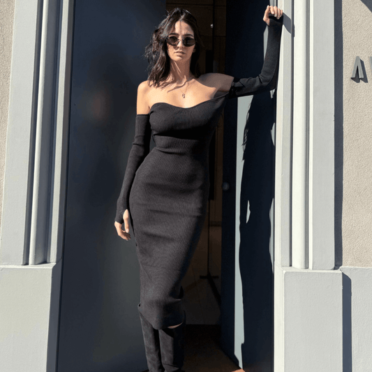 LM - Abito Niko con scollo a barchetta