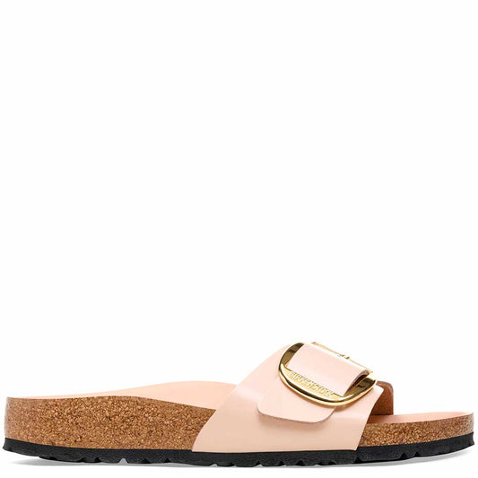 LM - Birkenstock Madrid Big buckle hex shine new beige