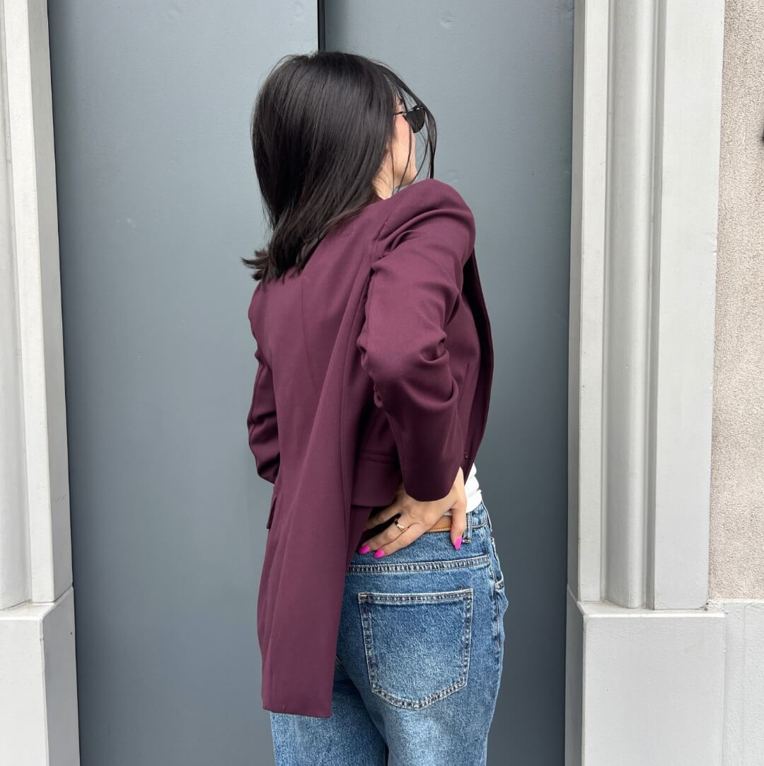 OF - LUMINA Blazer Shelly bordeaux