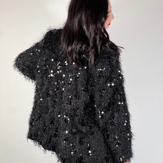 OF - LUMINA Blazer Messy nero