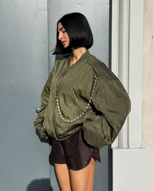 OF - ODI ET AMO Bomber Winnie oversize verde