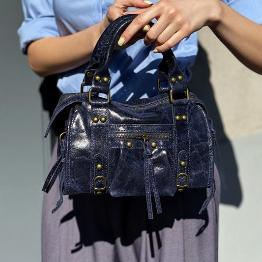 LM - Borsa Cecilia blu scuro