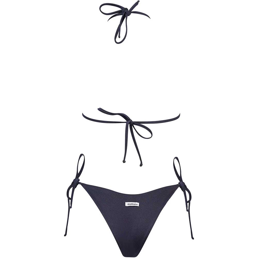 LM - Matinée Bikini Kate lycra lucida nero