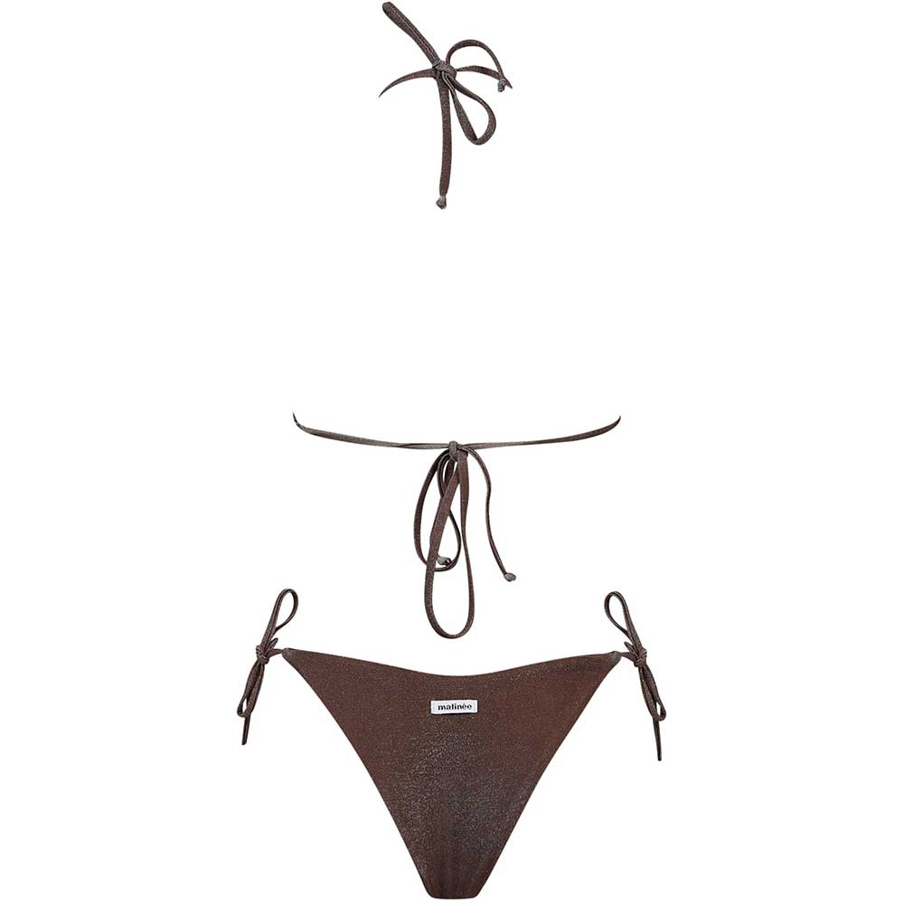LM - Matiné Bikini Kate lurex marrone