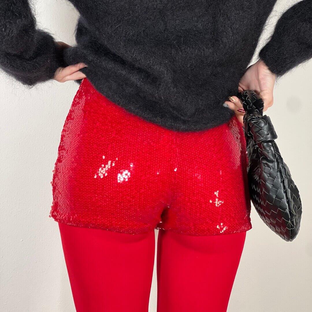 OF - Culotte Amber rosso