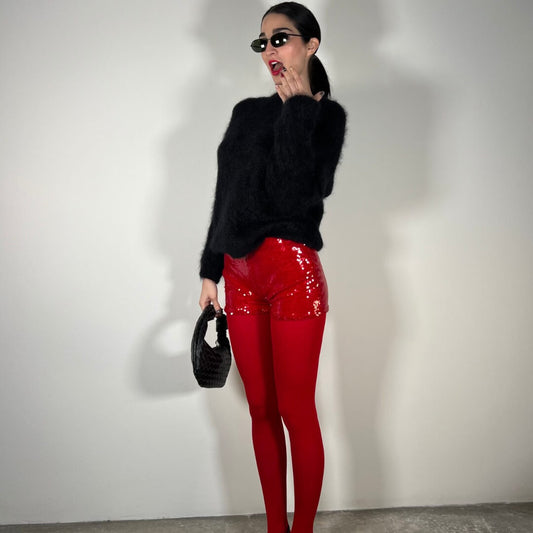 OF - Culotte Amber rosso