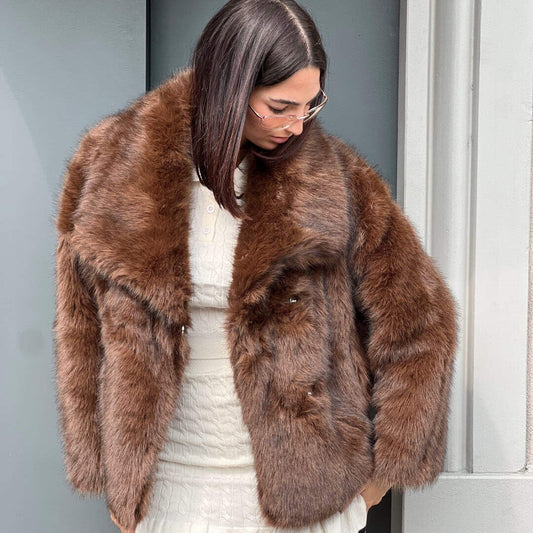 OF - Ecopelliccia Loren marrone