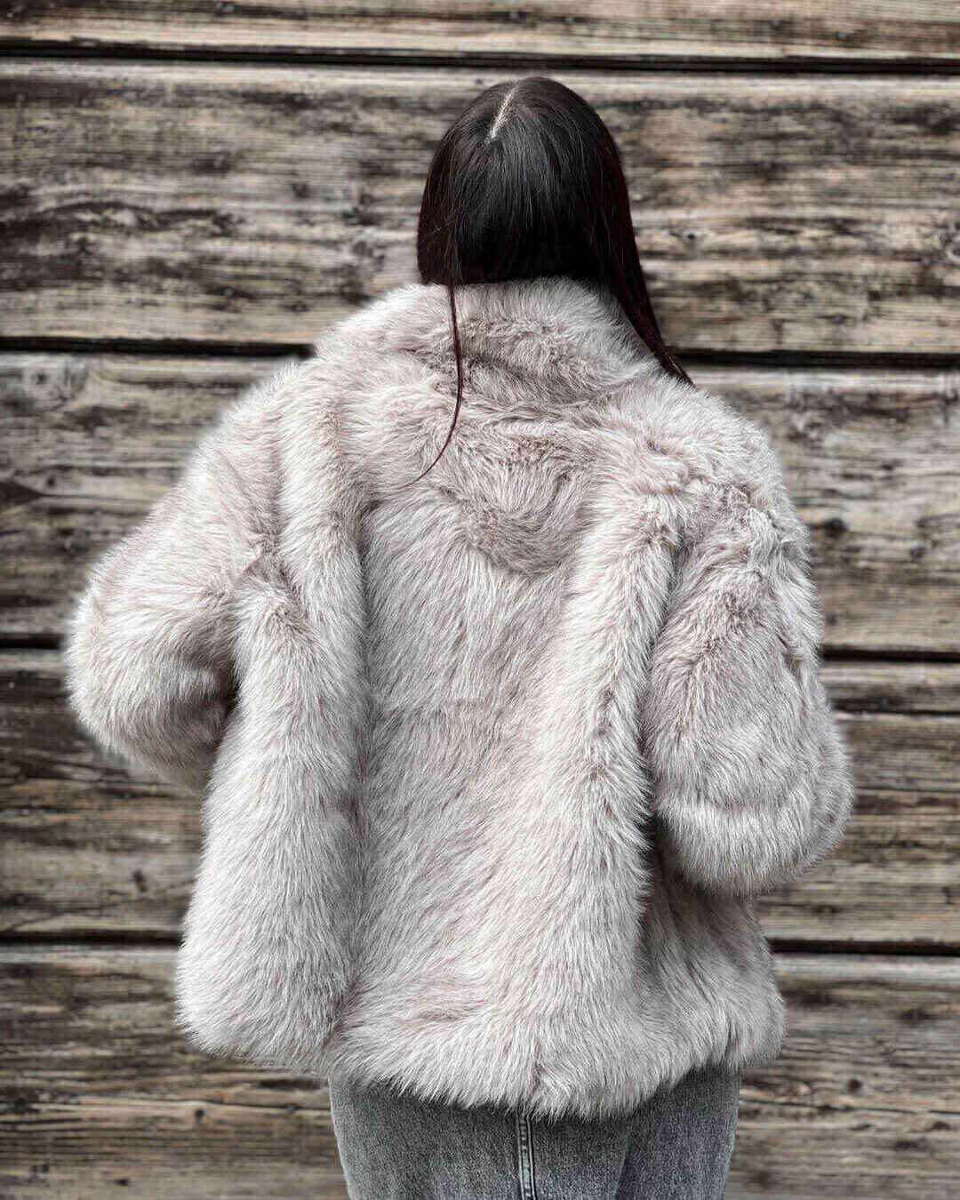 OF - Ecopelliccia Loren grigio