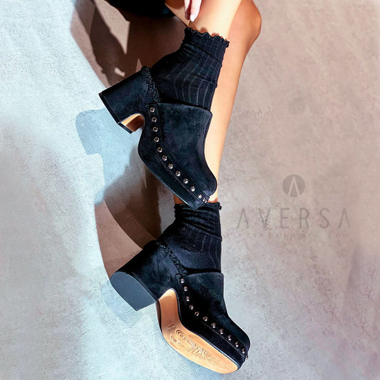 OF - Sabot Cristian suede nero