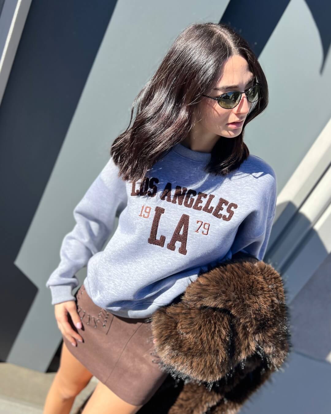 OF - Felpa Los Angeles grigio