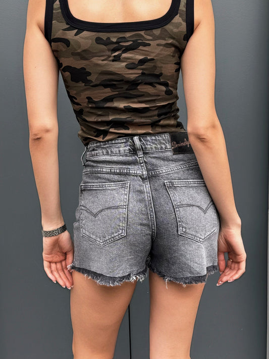 LM - Shorts Terry grigio vintage