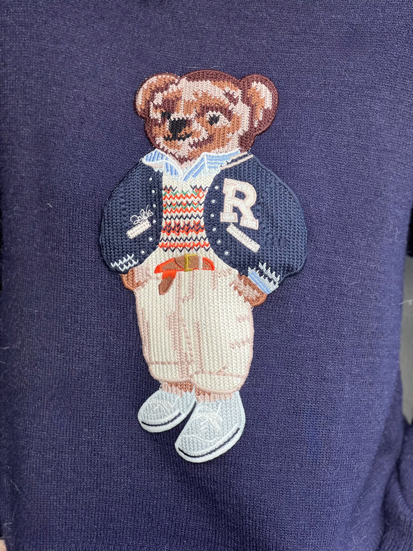 OF - Maglione Lauren teddy blue