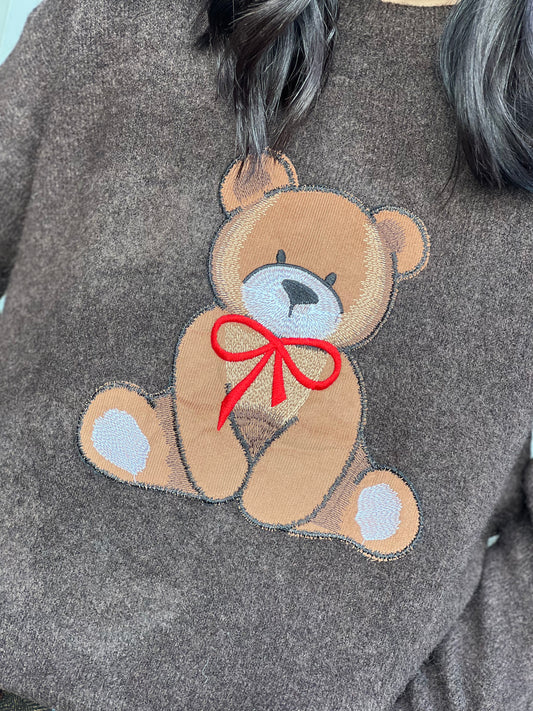 OF - Maglione Gift teddy choco
