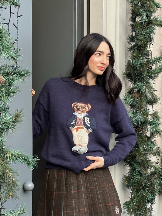 LM - Maglione Lauren teddy blue