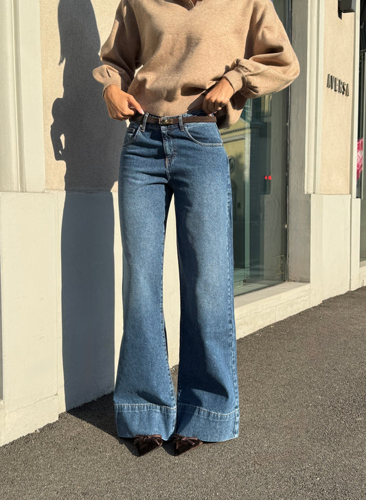 LM - Hinnominate Jeans Belen flare fit high rise blu