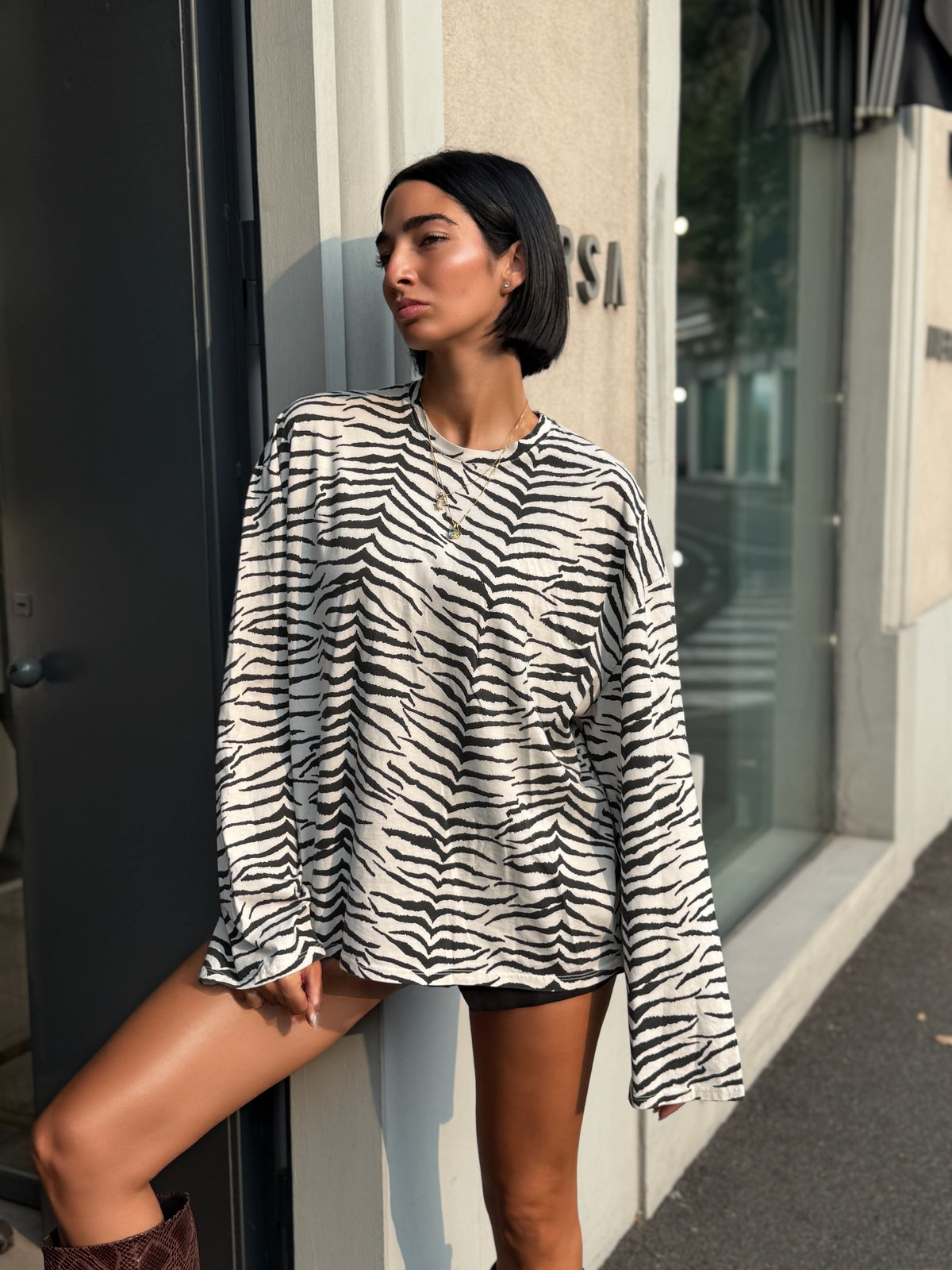 LM - LUMINA T-shirt Zeta blk/white