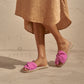 OF - Manebì Sandals with knot bold pink