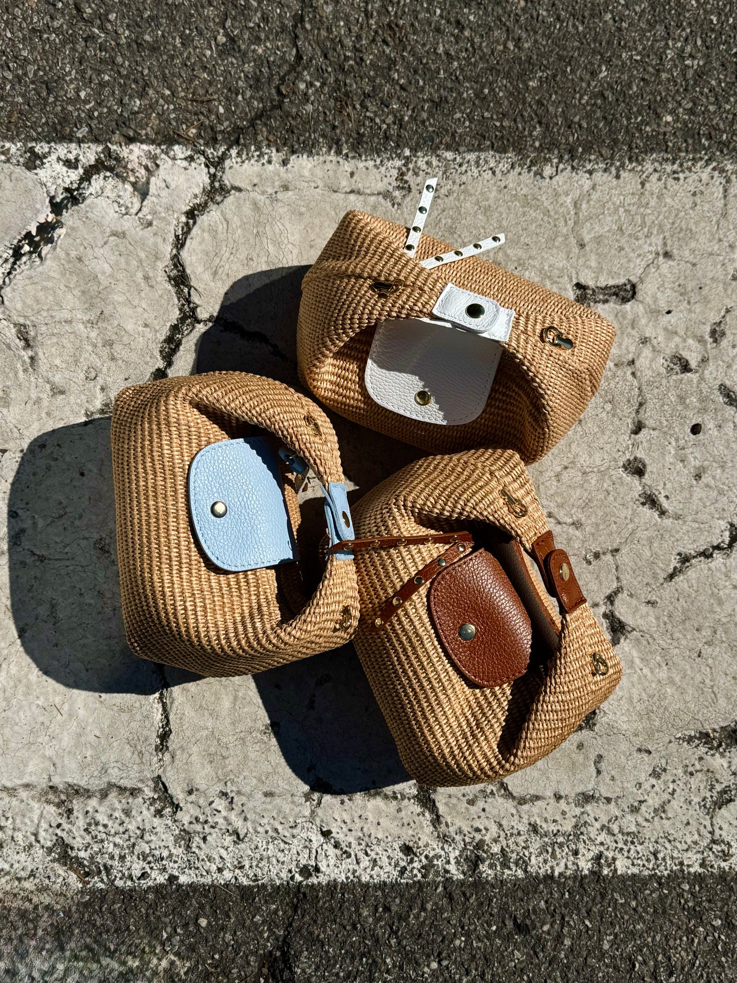 LM - Borsa Bubble raffia