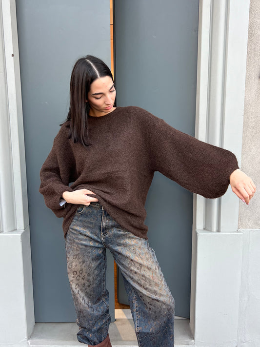 LM - Maglione Susanna marrone