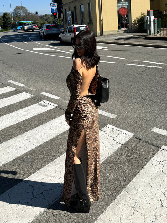 LM - Matinèe Abito Isabel maculato