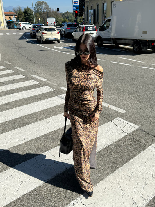 OF - Matinèe Abito Isabel maculato