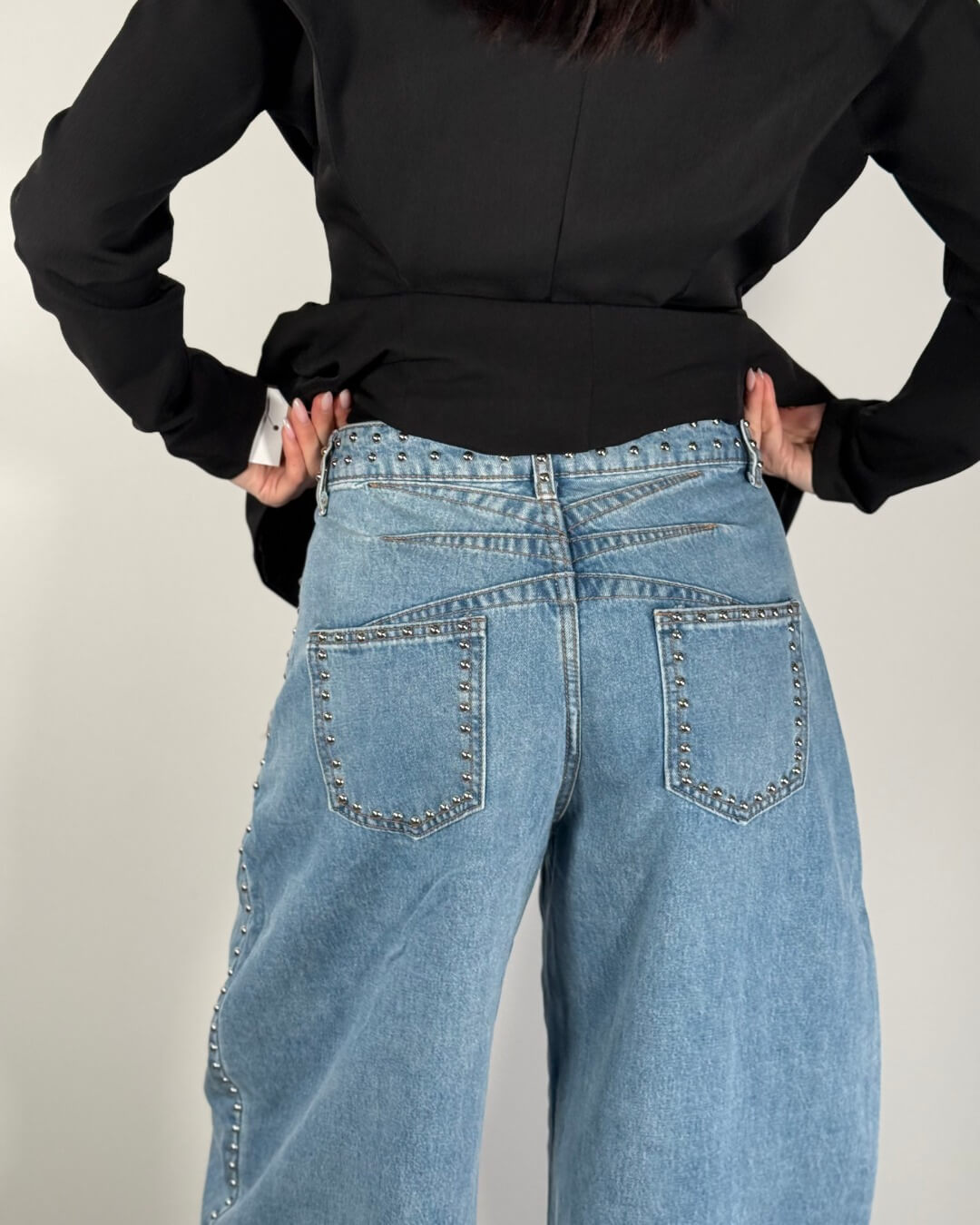 OF - Jeans Luke con borchie