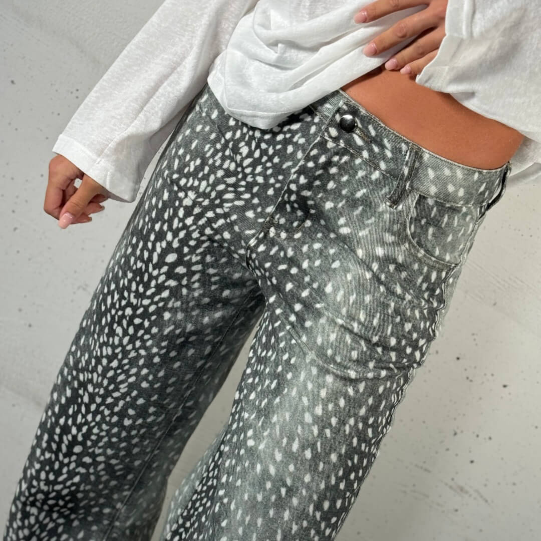 OF - Jeans Bambi grey green