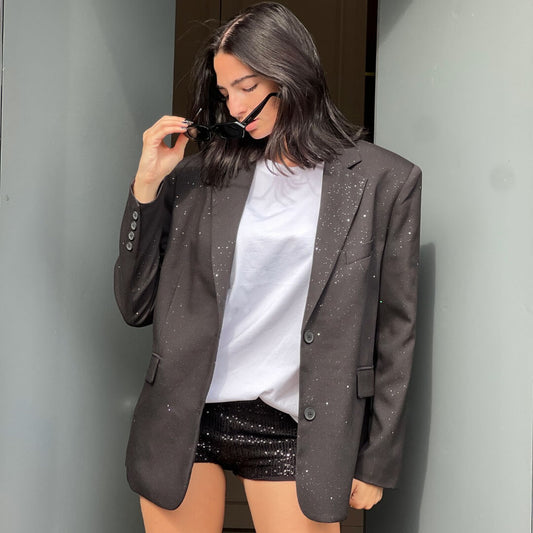 OF - LUMINA Blazer Marble nero