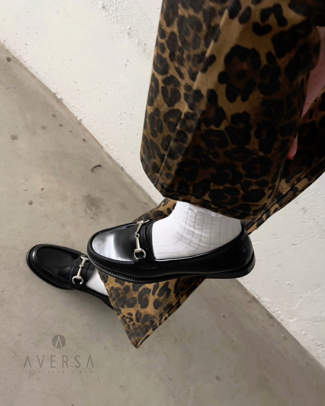 OF - Mocassino Jordi nero con morsetto argento