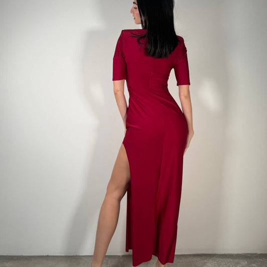 LM - Matinèe Abito Lucrezia vino