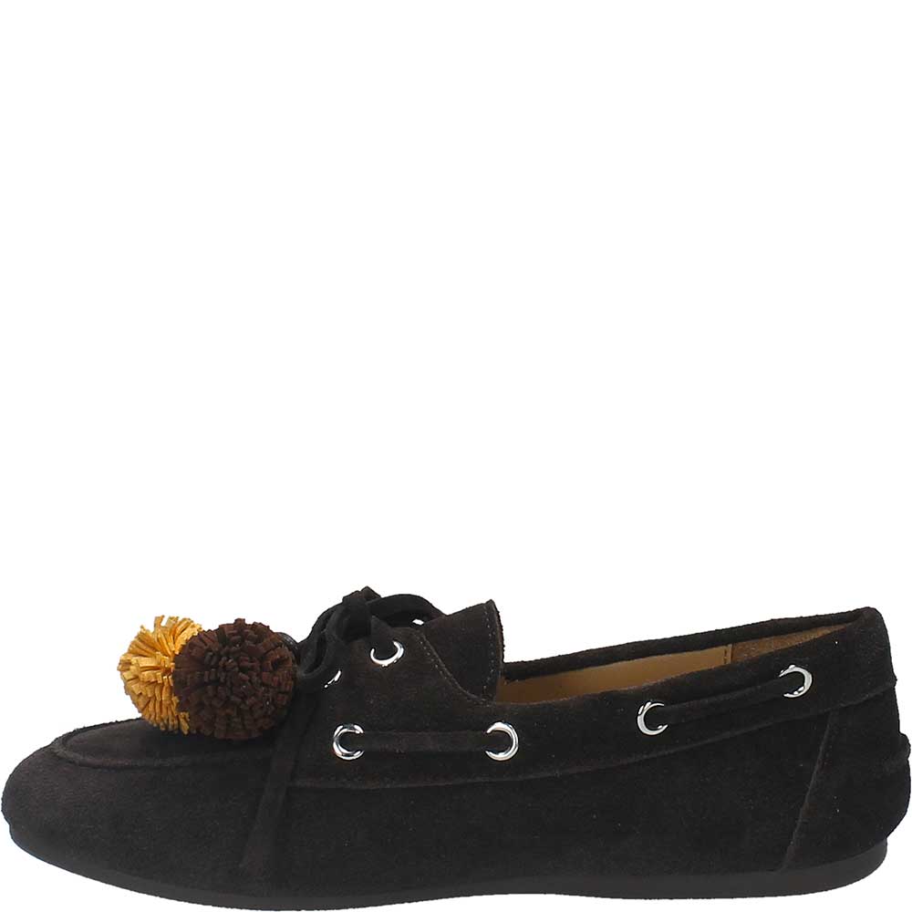 LM - Mocassino Jamie testa di moro con pon pon