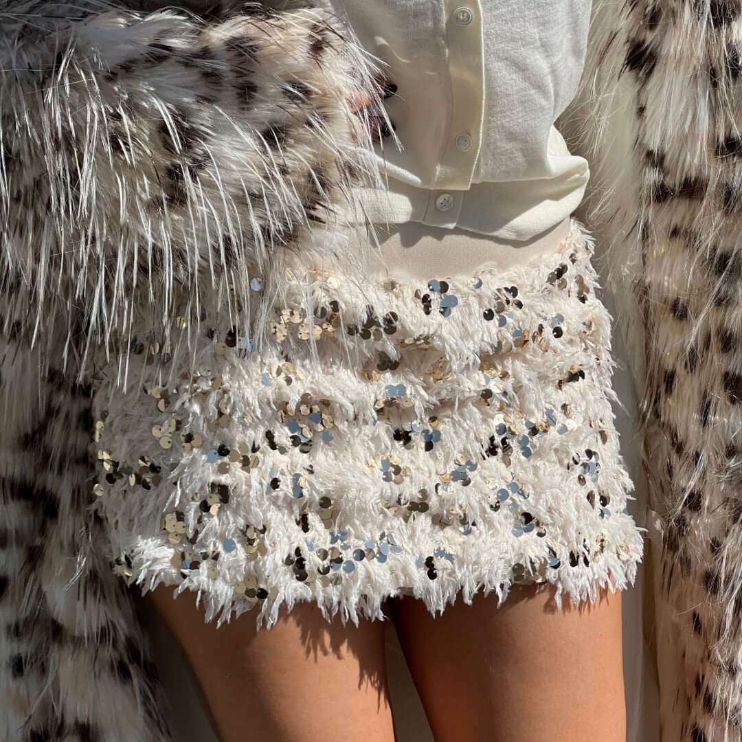 ODI ET AMO Gonna Maisie piume panna - aversashoes.com