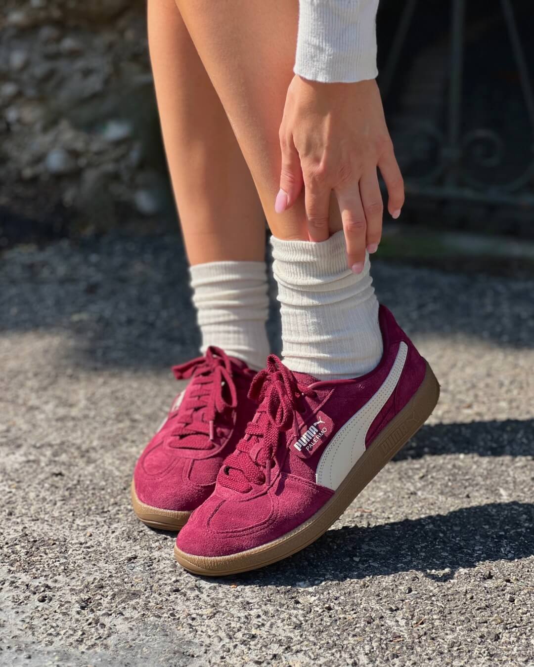 OF - PUMA Palermo ruby shimmer alpine snow