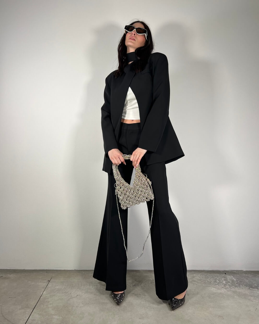 OF - LUMINA Pantalone Tex nero