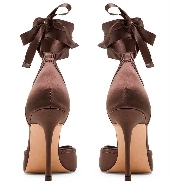 LM - Steve Madden Larina dark brown satin