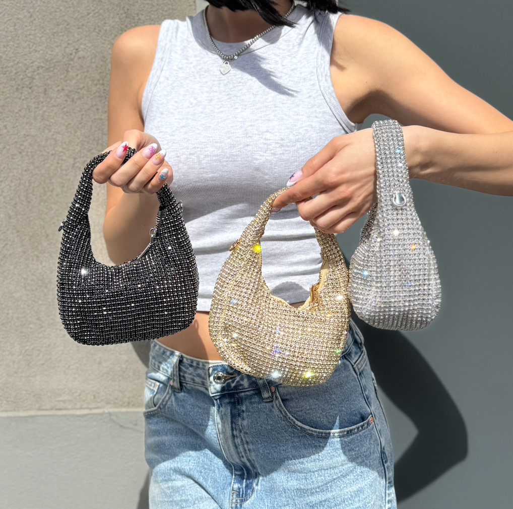 LM - Borsa Mignon strass