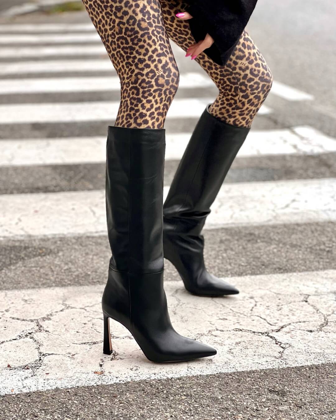 Stivale Tim nappa nero