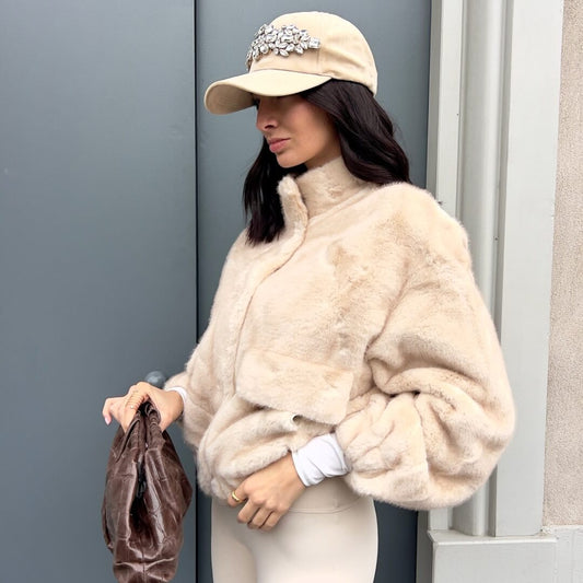 LM - Ecopelliccia Diana beige