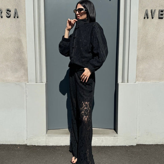 OF - Set completo Yuri pizzo nero