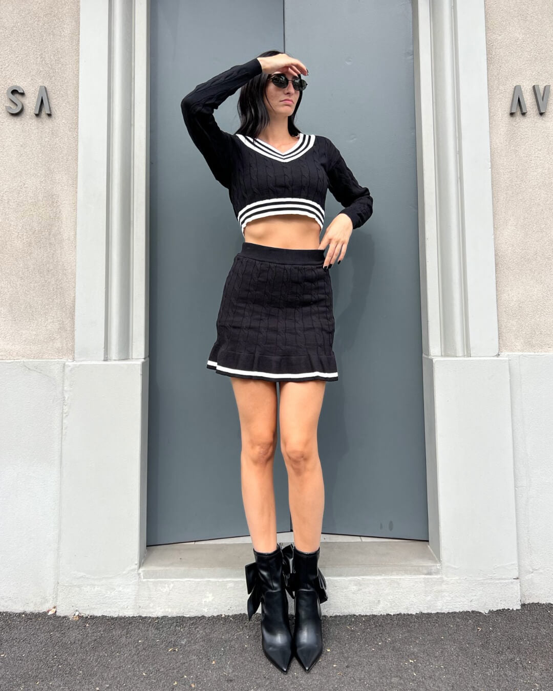 OF - Set Marinette nero