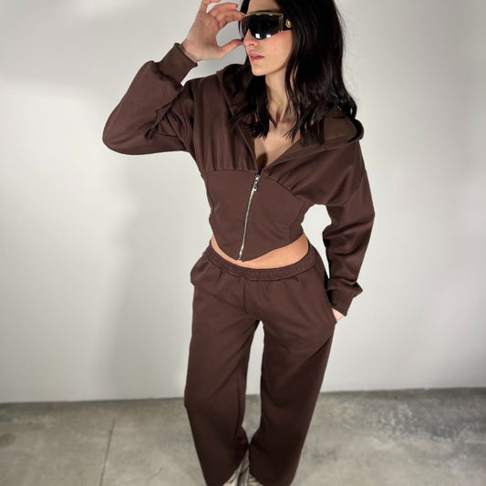 LM - Set tuta Frida marrone