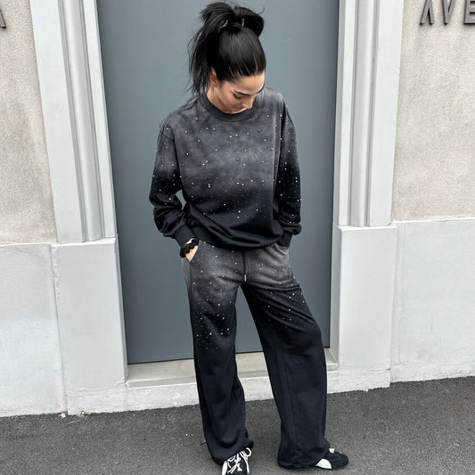 LM - Set tuta Mistique sfumato con pietre