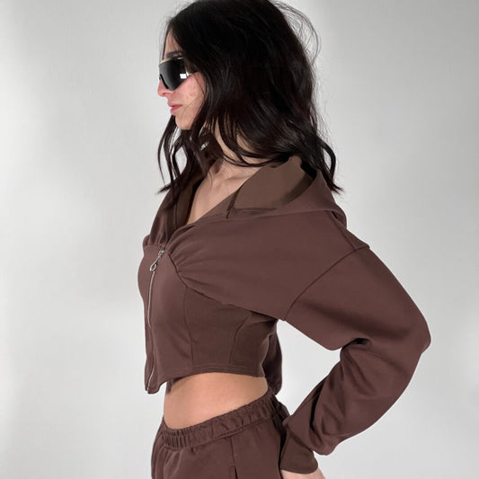 OF - Set tuta Frida marrone