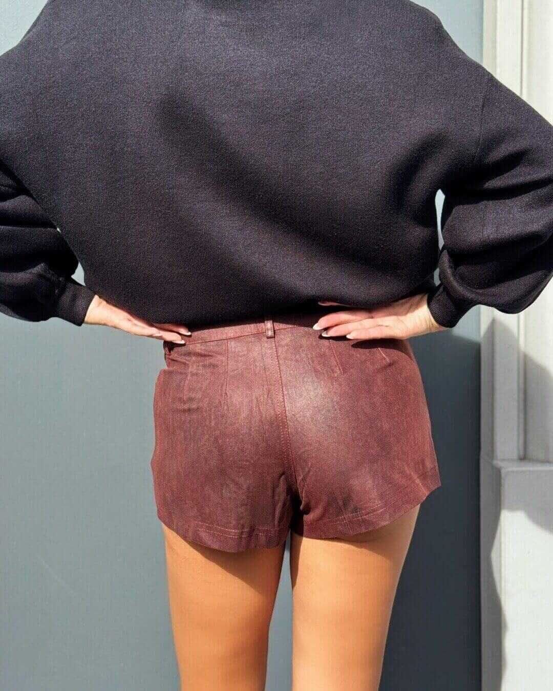 OF - Shorts Amber bordeaux