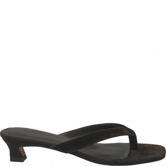 LM - Tacco Trey infradito camoscio testa di moro