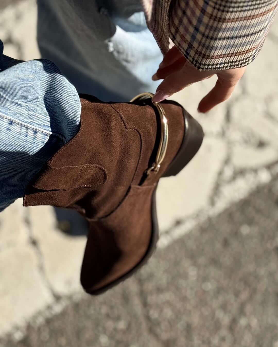 OF - Texano Leo testa di moro con accessorio oro