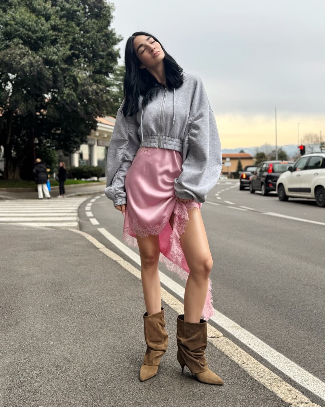 OF - Tronchetto Pascal camoscio taupe